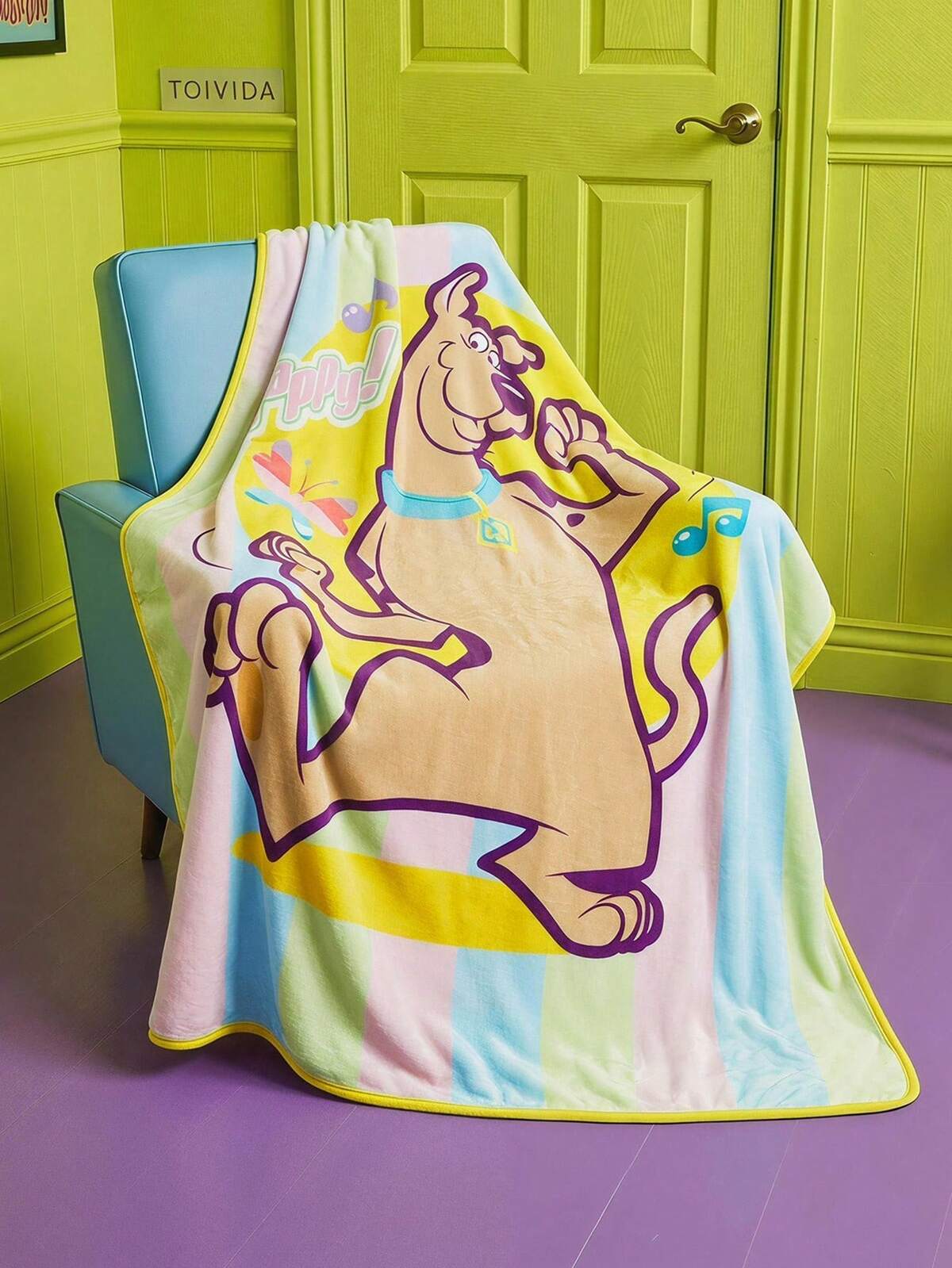 HARRY POTTER X Joivida 1pc Cartoon Flannel Thick Blanket - Soft, Warm & Anti-Shedding, Y2K Cute Pajama Style, Multiple Sizes Available, Suitable For Sofa, Bed & Napping