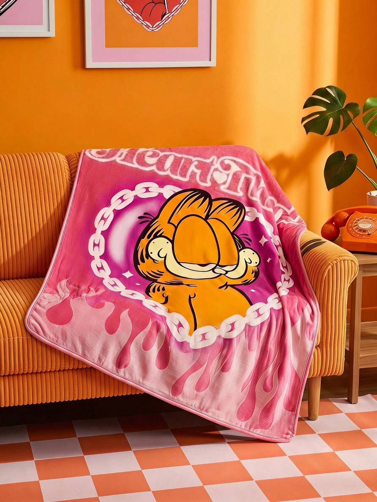 HARRY POTTER X Joivida 1pc Cartoon Flannel Thick Blanket - Soft, Warm & Anti-Shedding, Y2K Cute Pajama Style, Multiple Sizes Available, Suitable For Sofa, Bed & Napping